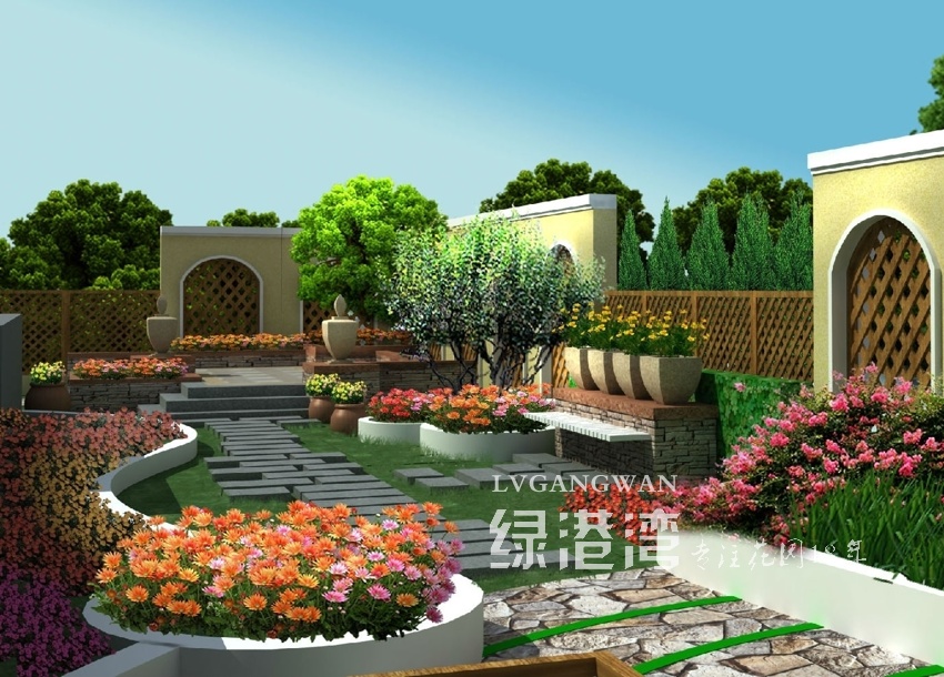 中海林汀别墅花园设计